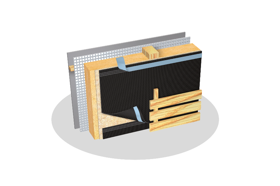 DELTA®-FASSADE S High Performance Air &  Moisture Barrier